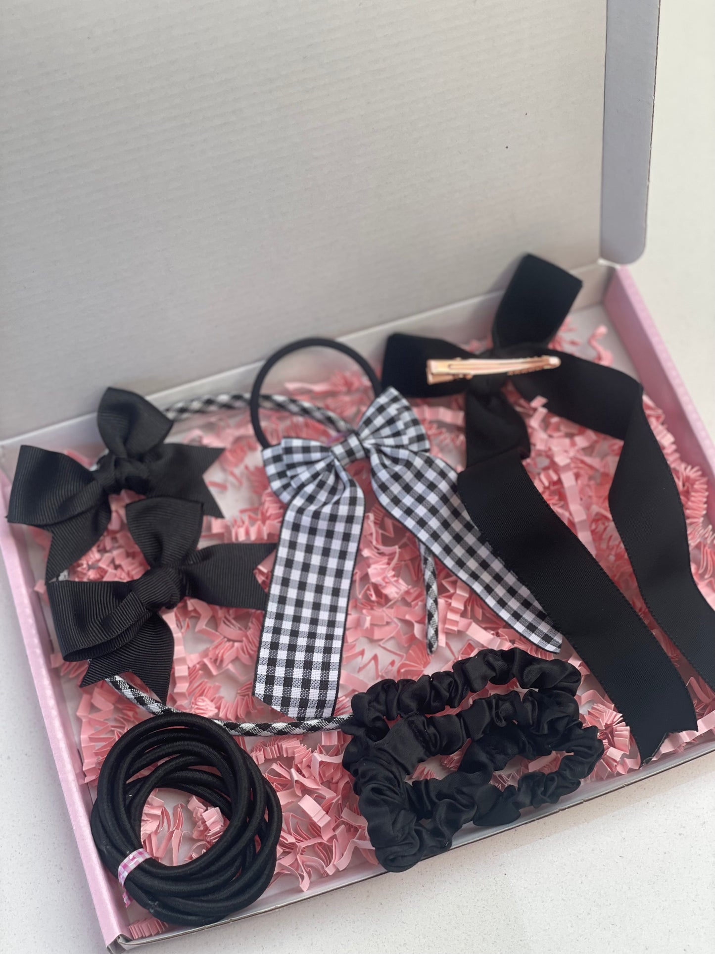 Black School Hair Bows