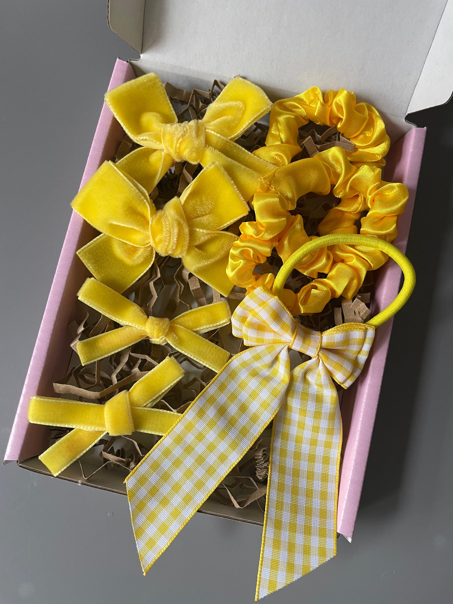 Yellow School Hair Bows