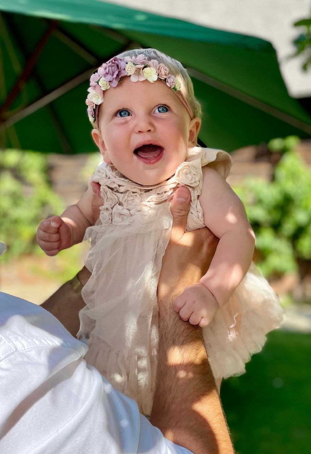 Pink & Lilac Flower Headband