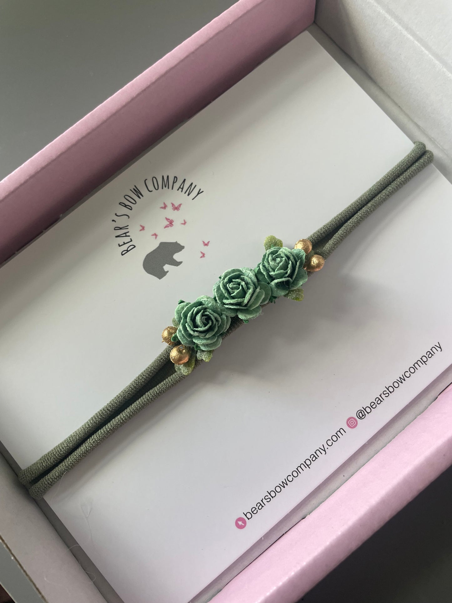 Sage Baby Headband