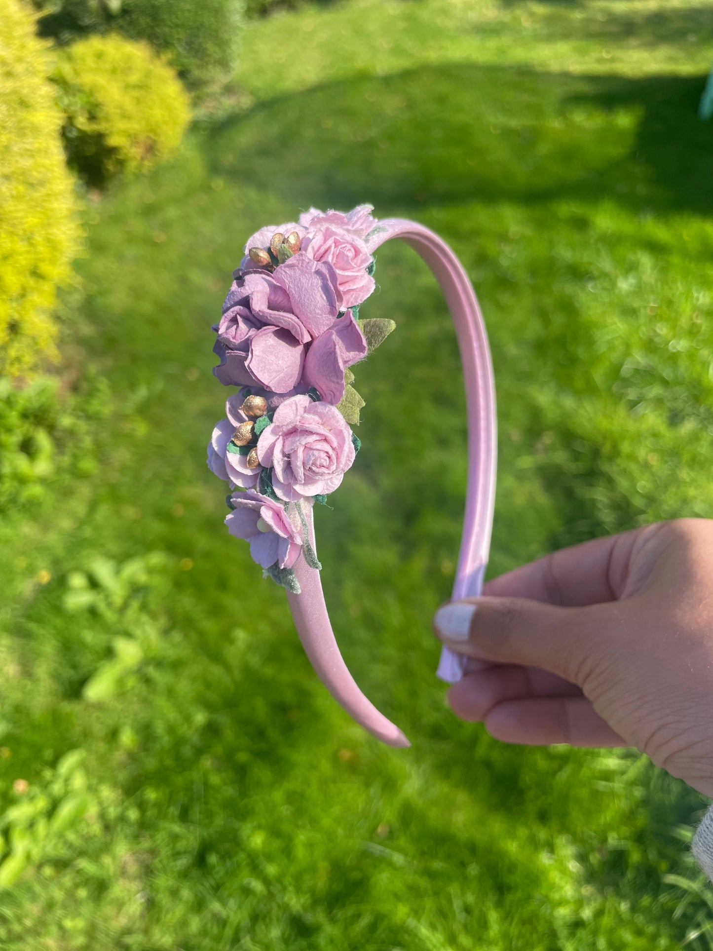 Lilac Flower Headband