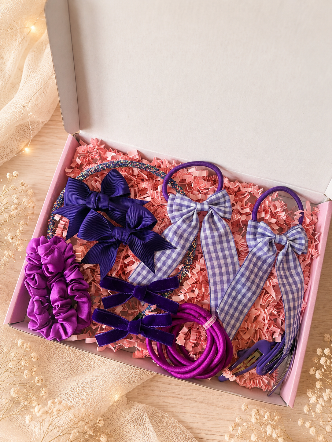 Purple School Bows