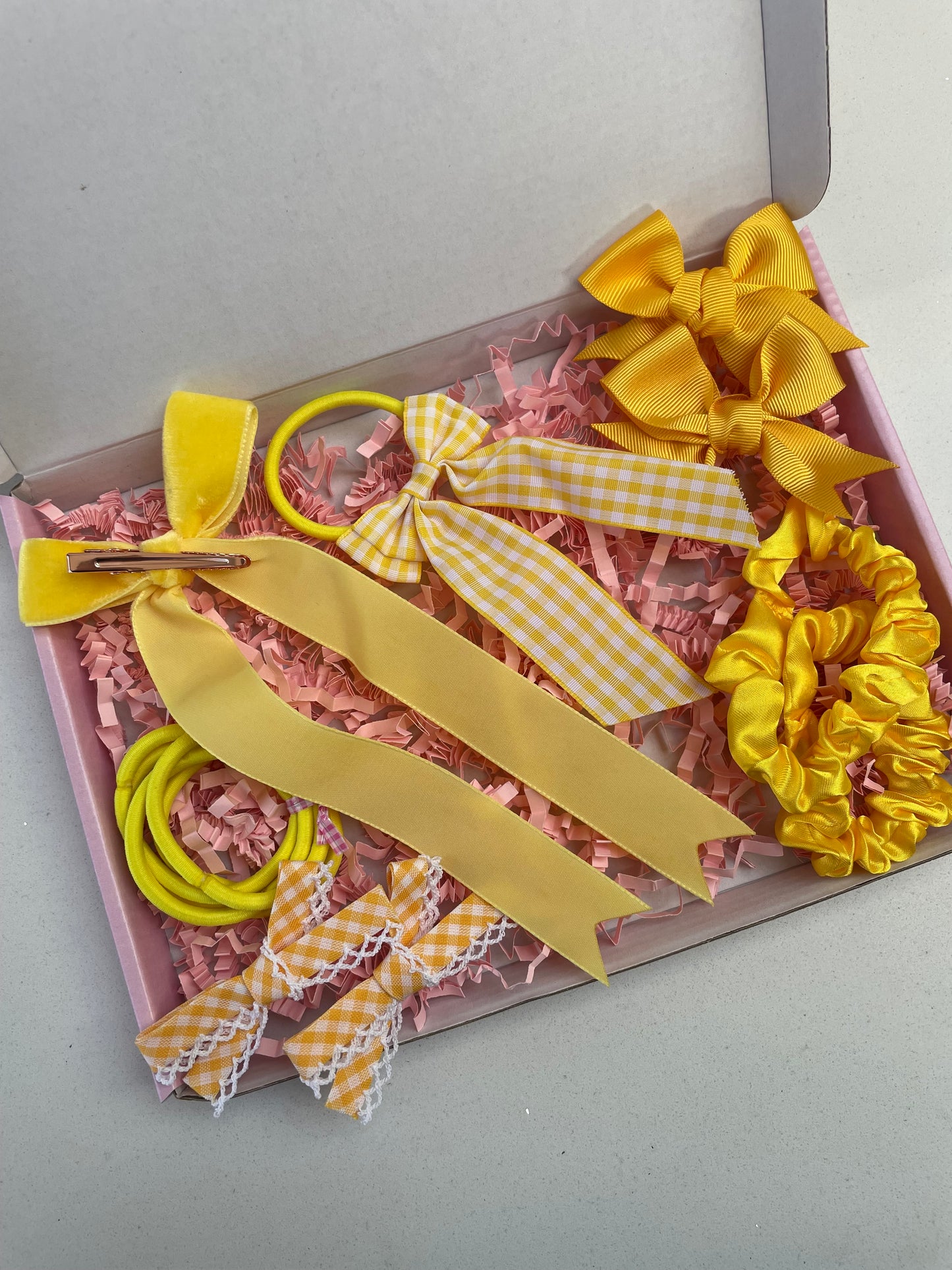 Yellow School Hair Bows