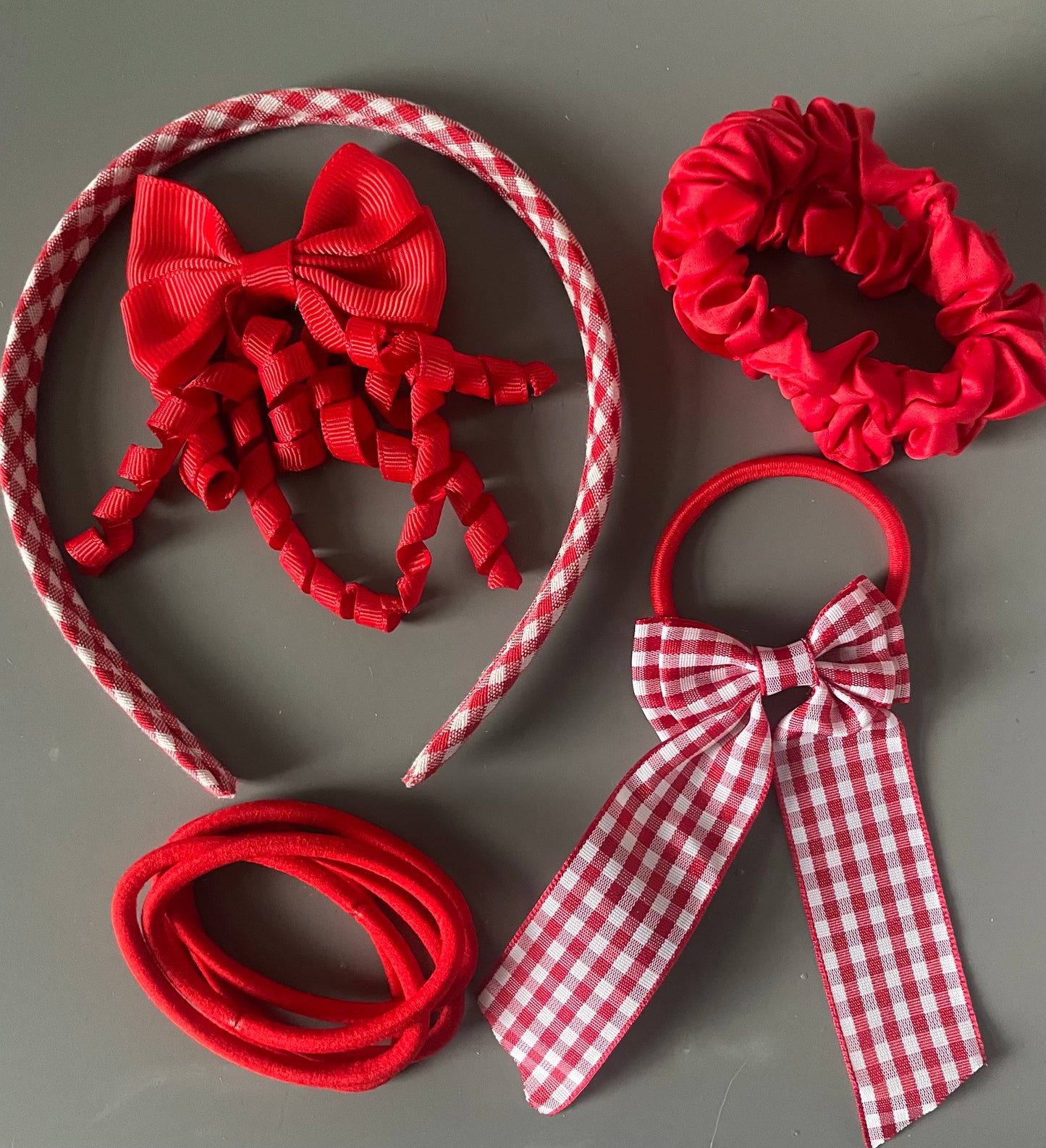 Red School Hair Accessories