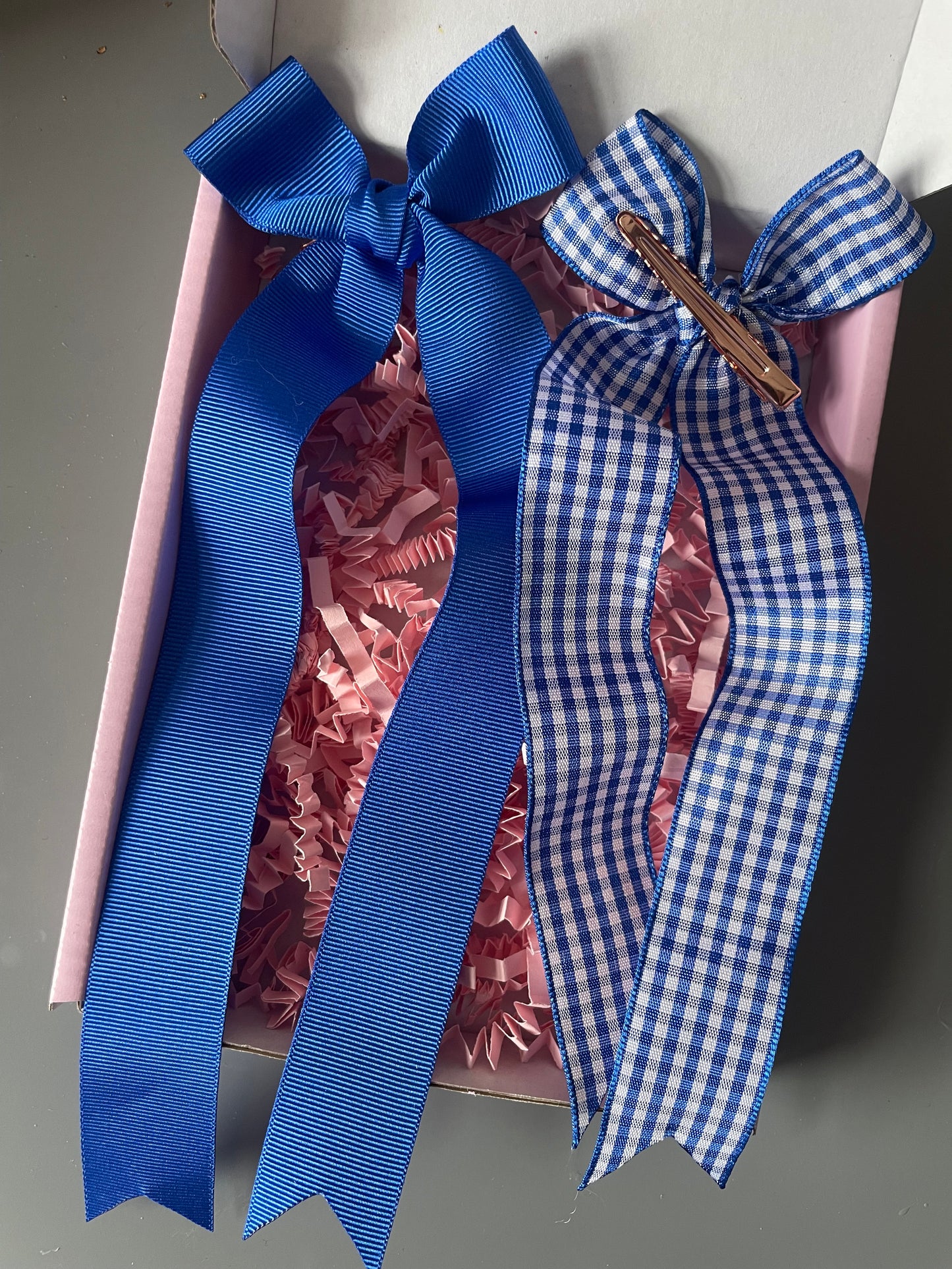Royal Blue Longtail Bows