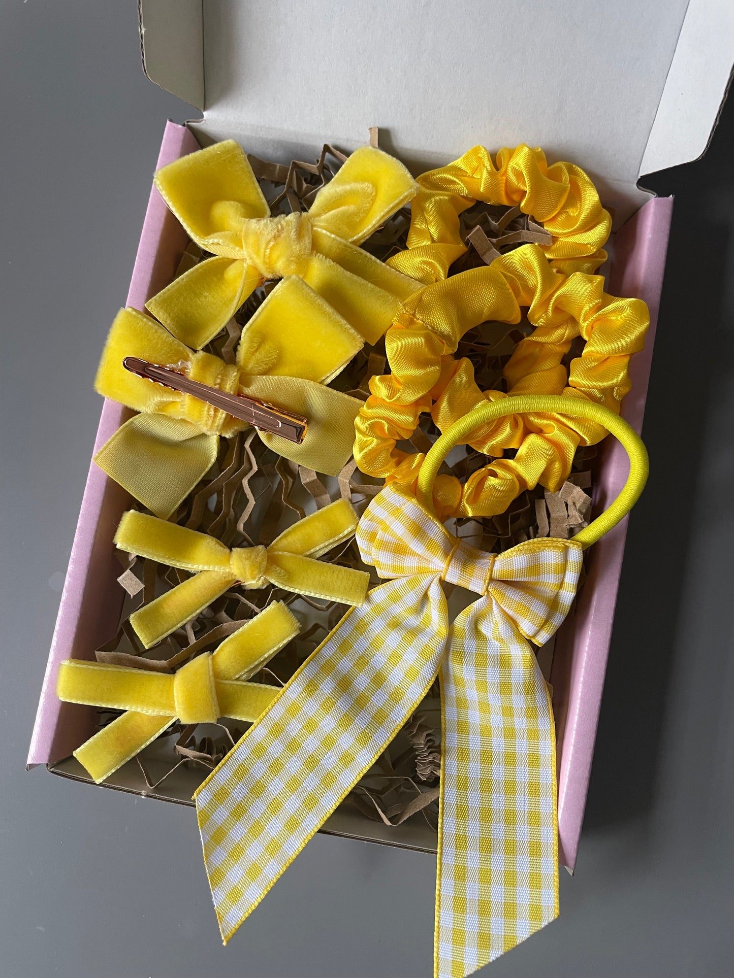 Yellow School Hair Bows