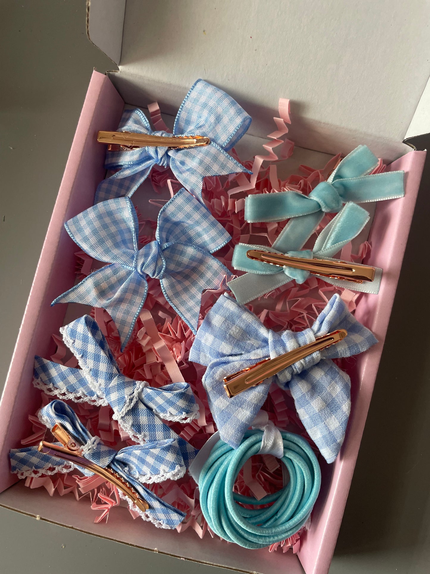Blue School Bows