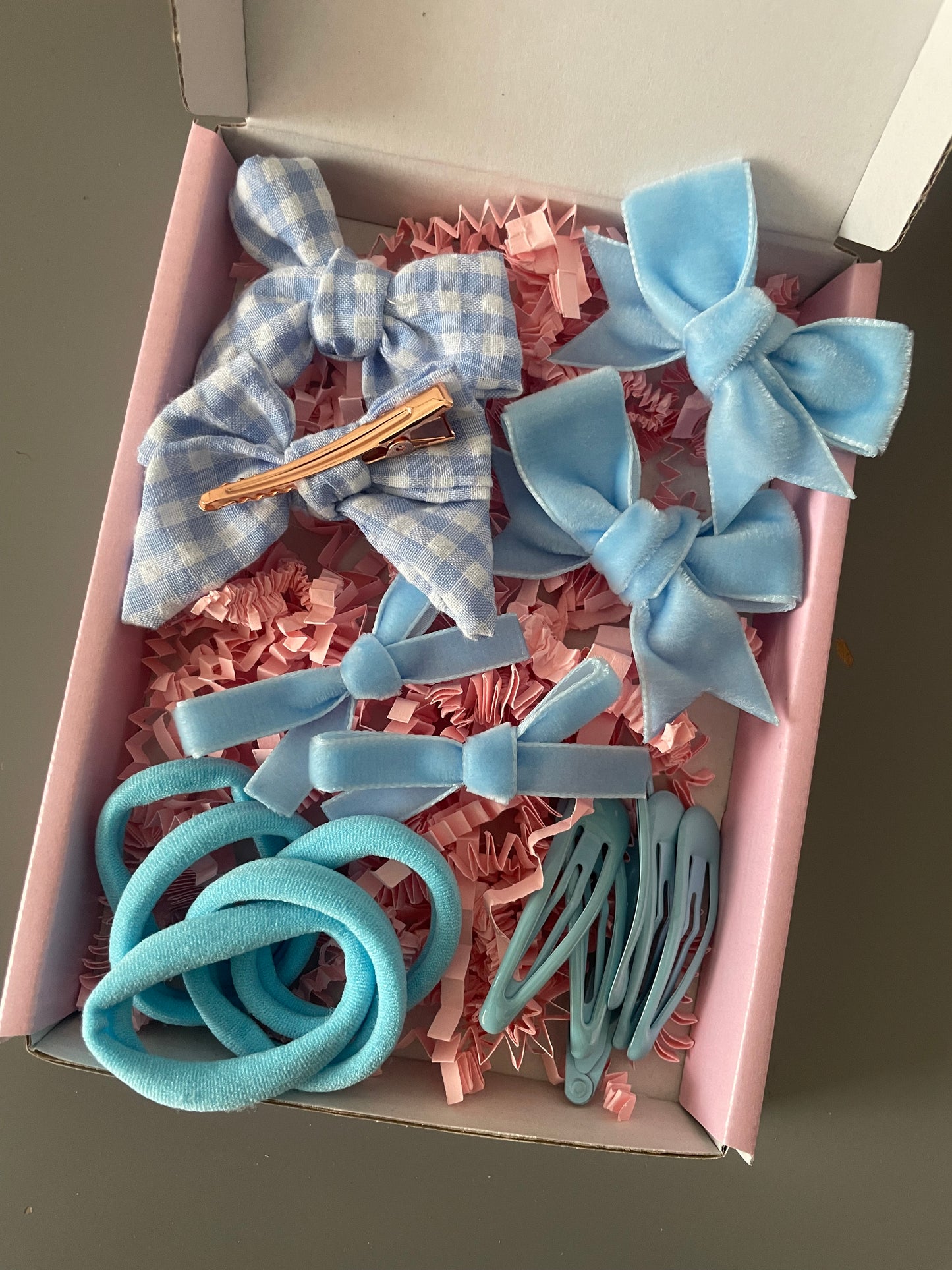 Baby Blue School Bows