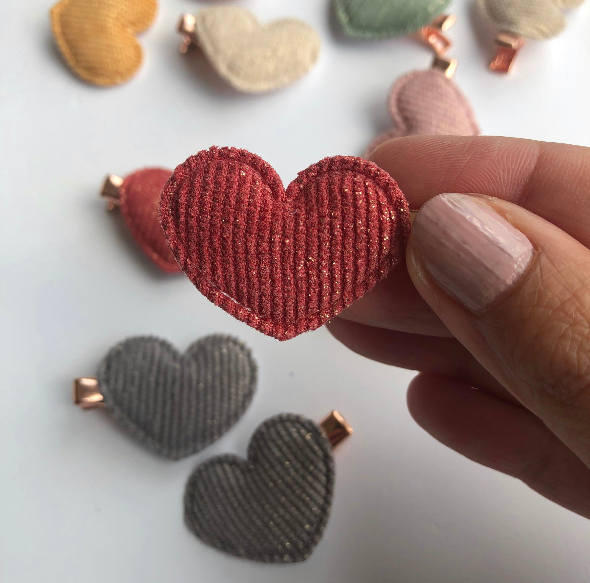 Heart Hair Clips