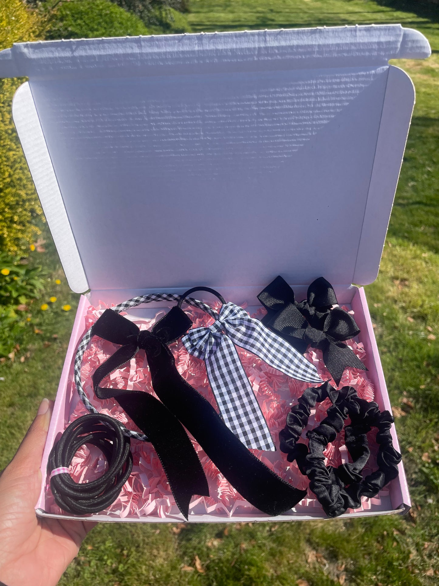 Black School Hair Bows