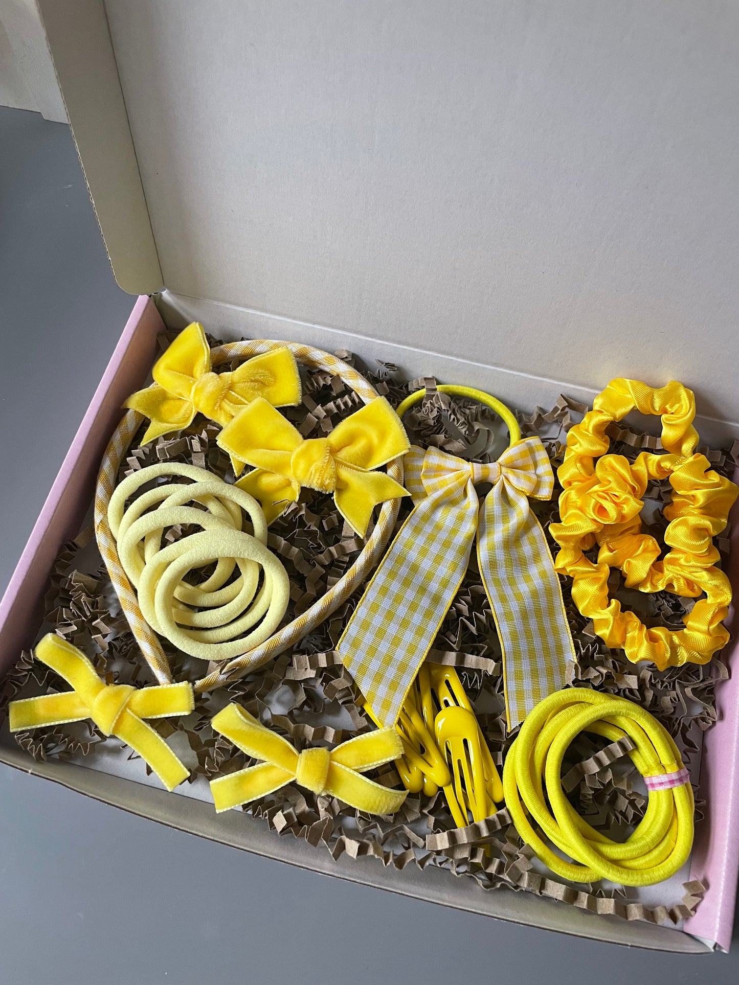 Yellow School Hair Bows