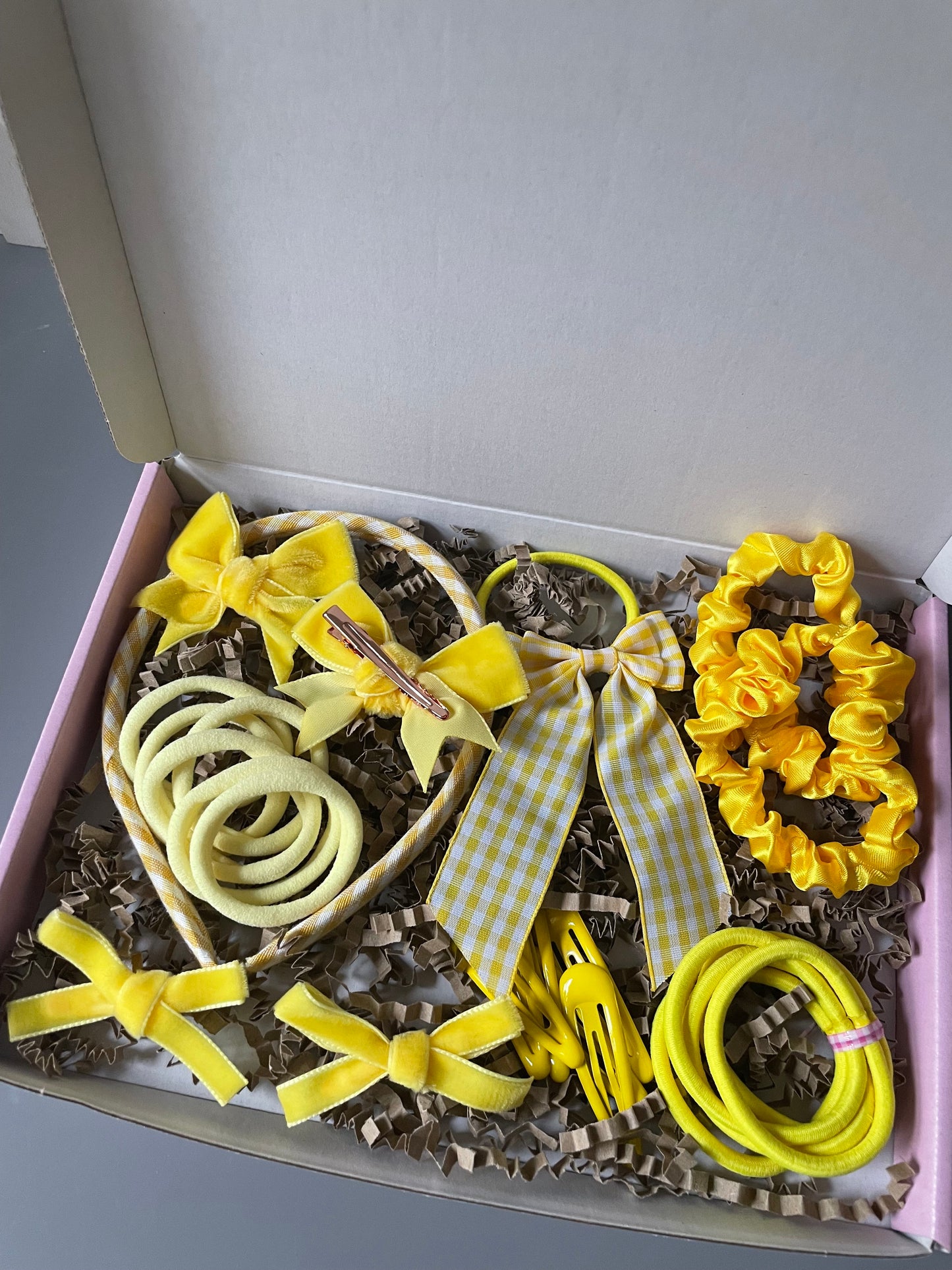 Yellow School Hair Bows