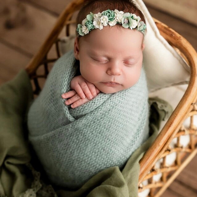 Sage Green Flower Crown