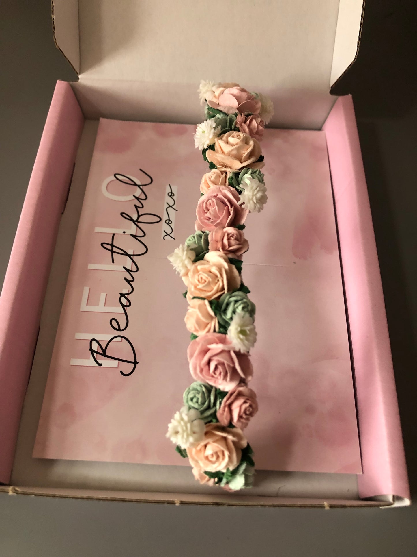 Pink Flower Headband, Bridesmaid, Flowergirl, Weddings
