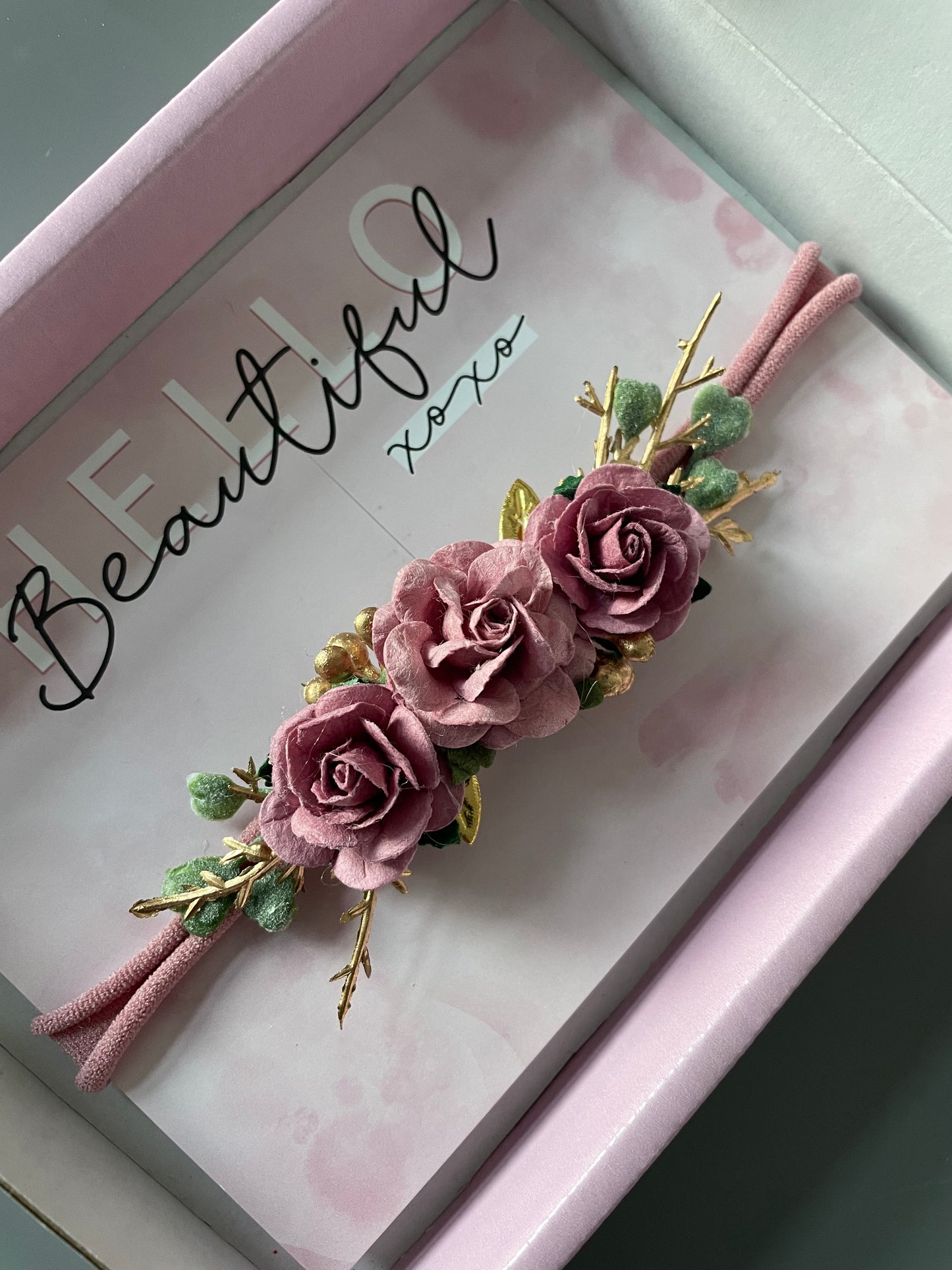 Lilac Side Flower Headband