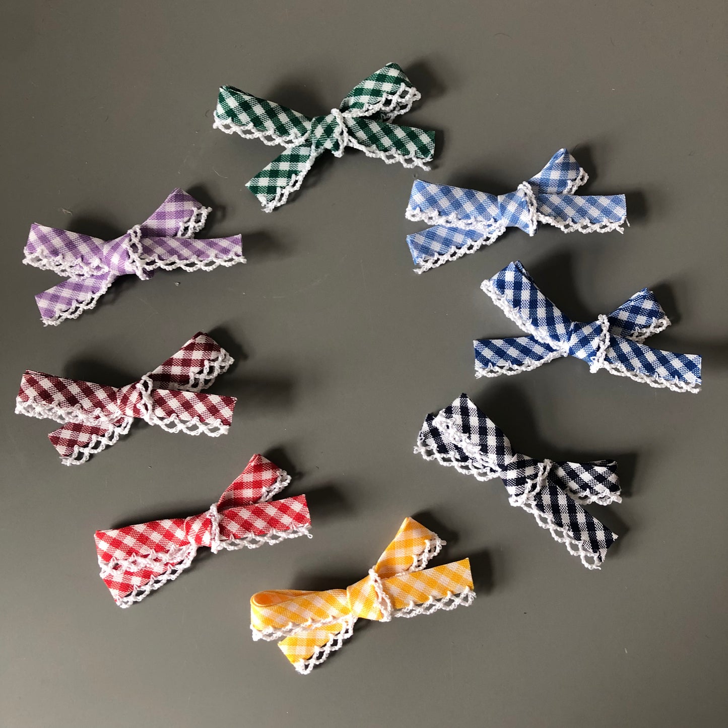 Gingham Bows