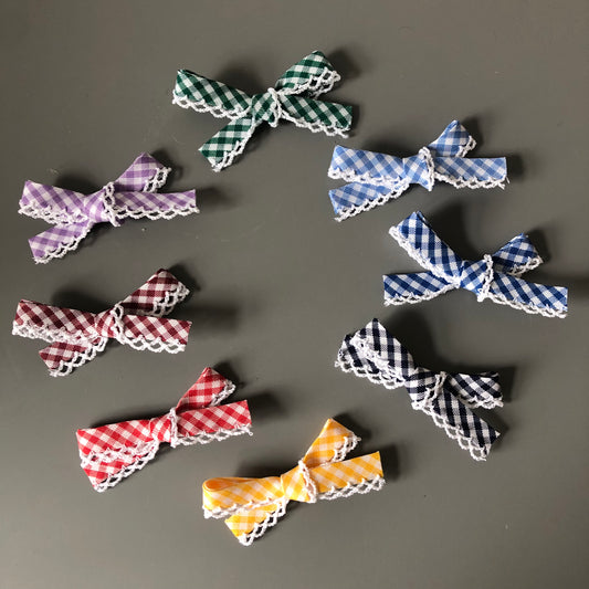 Gingham Bows