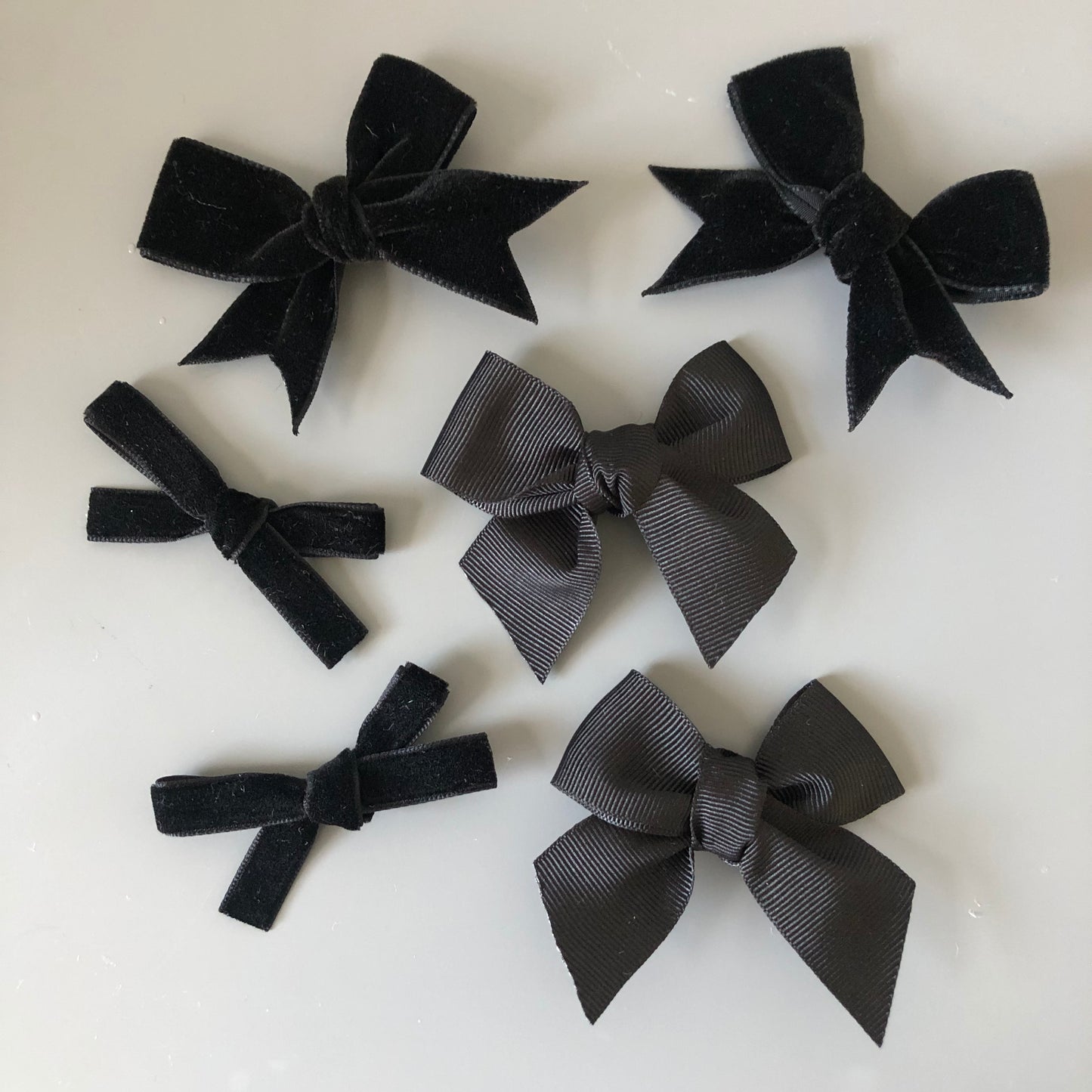 Black School Hair Bows