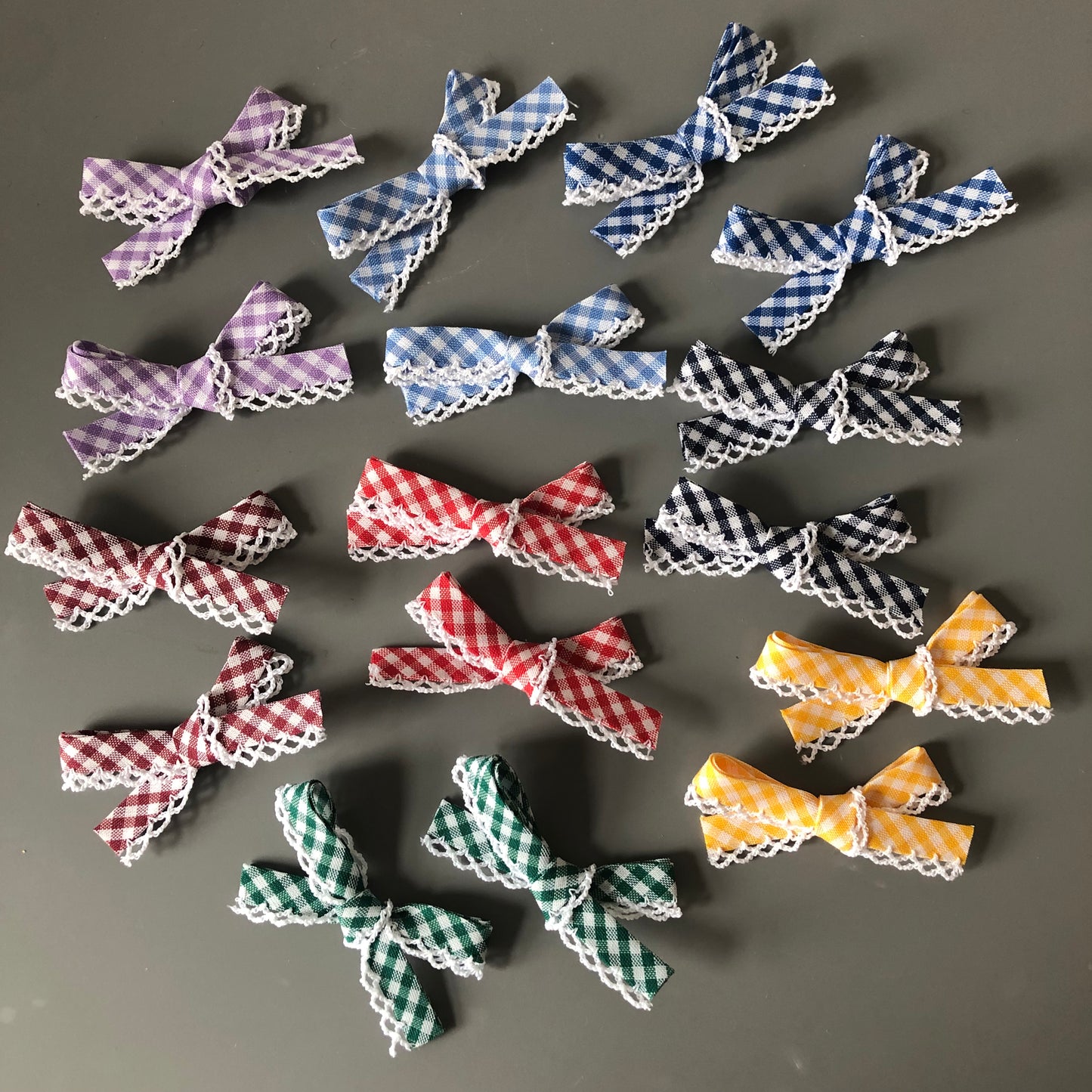 Gingham Bows
