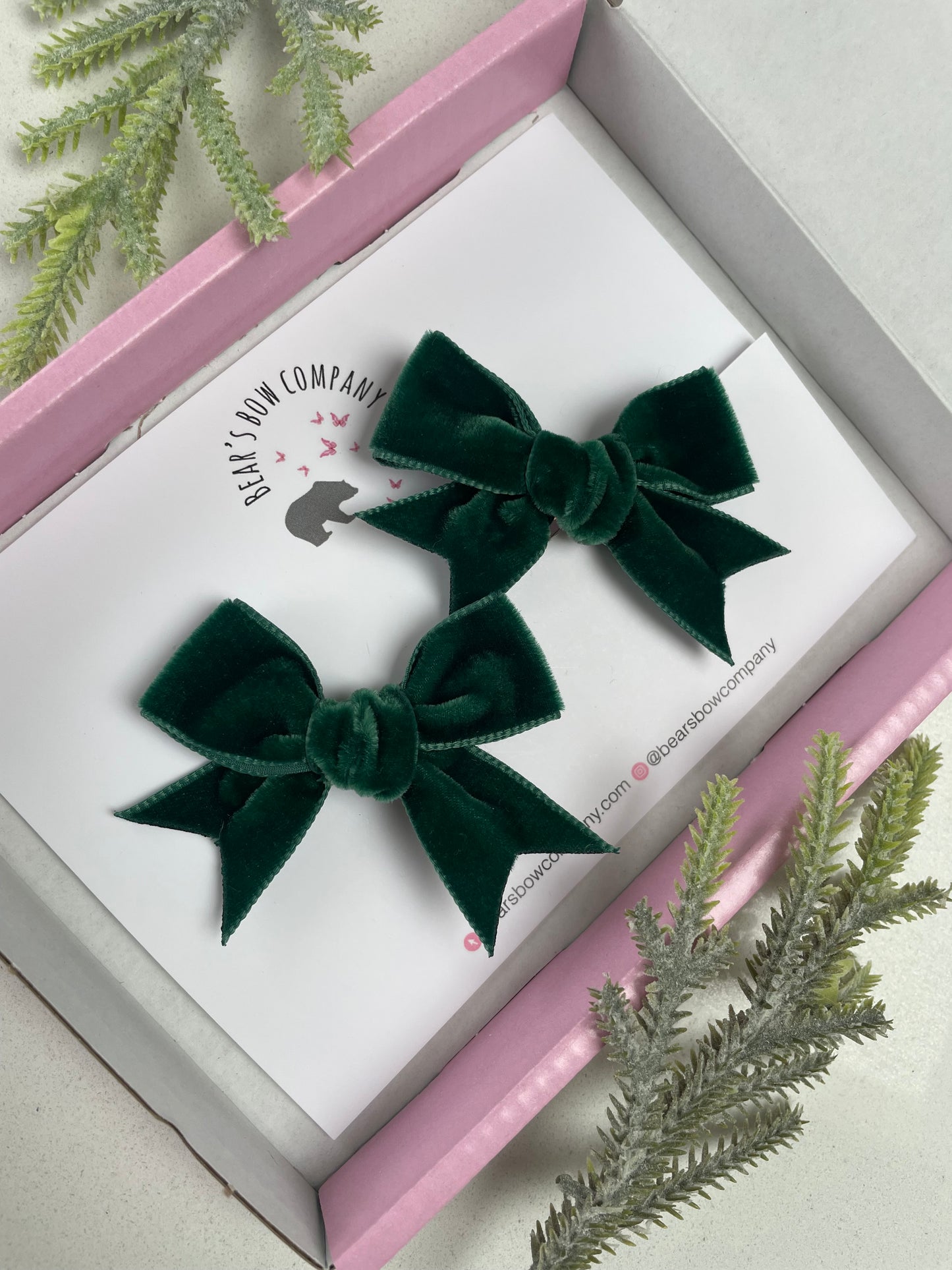 Velvet Hair Bows