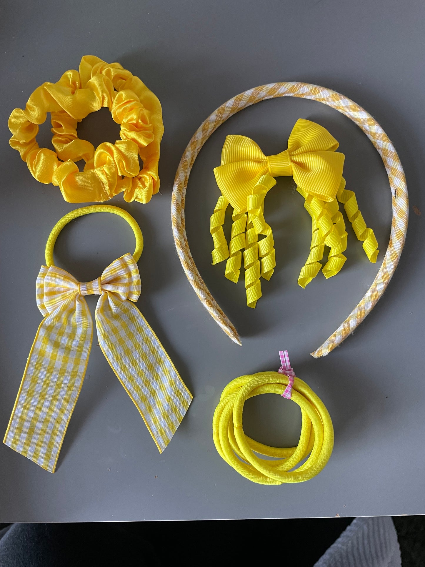 Yellow School Hair Accessories