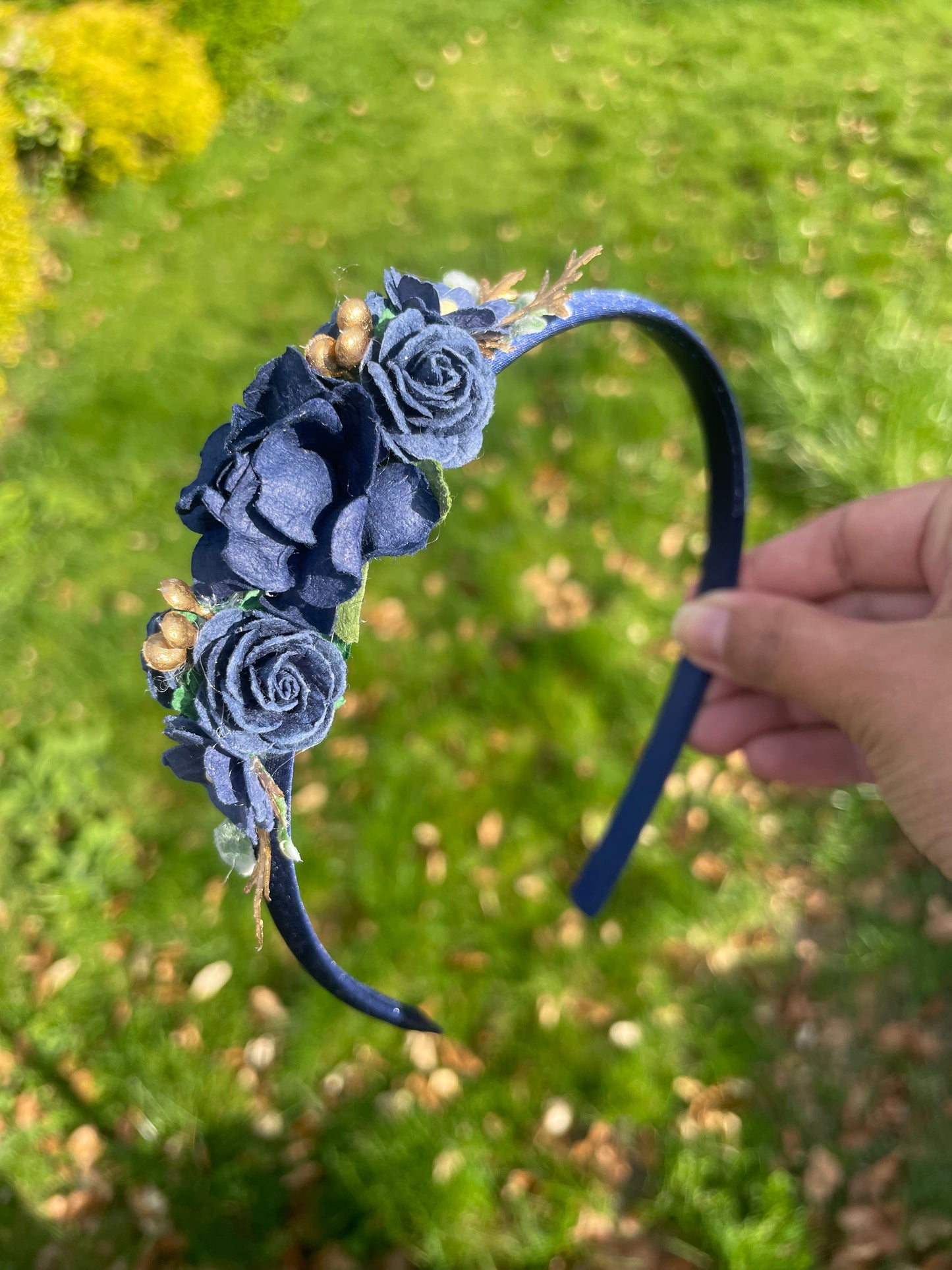 Navy Headband