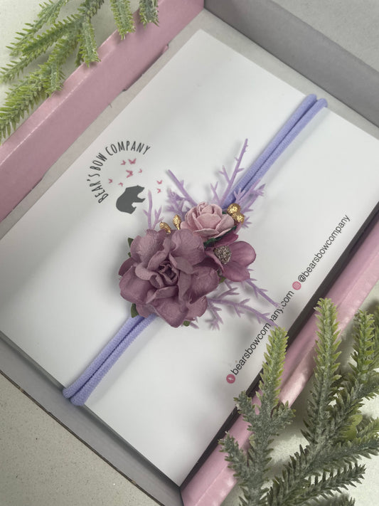 Lilac Flower Headband