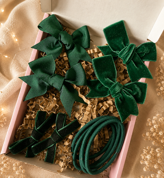 Green School Bows