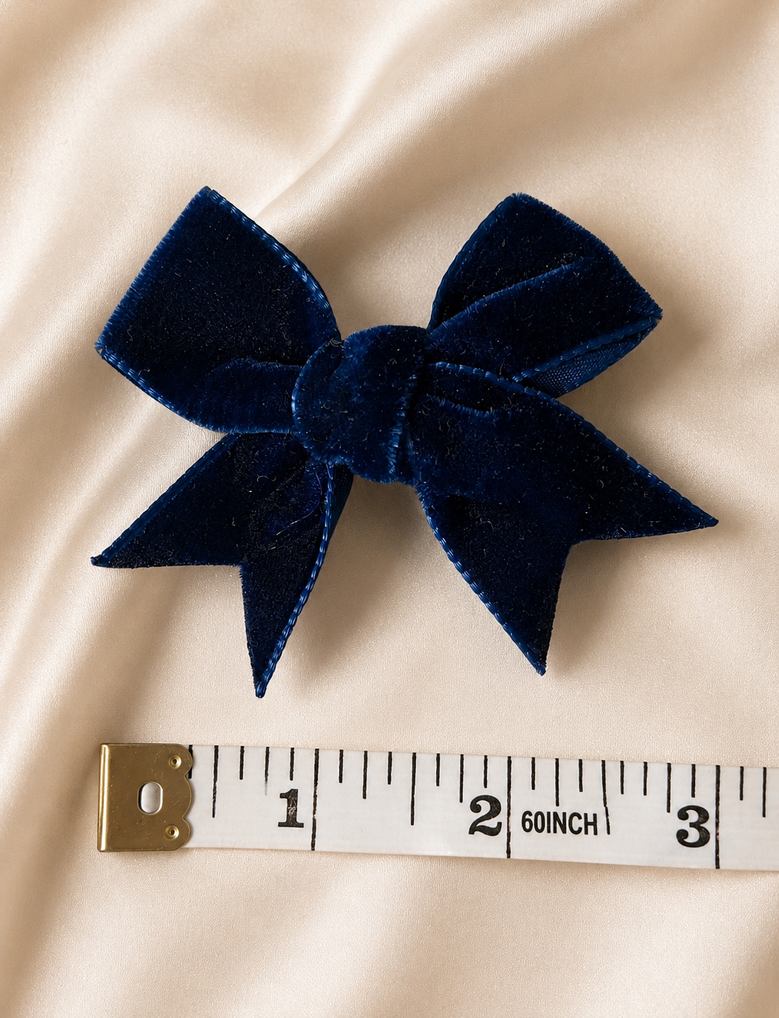 Navy School Hair Bows