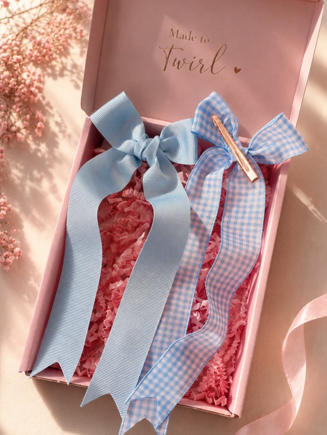 Light Blue Longtail Bows