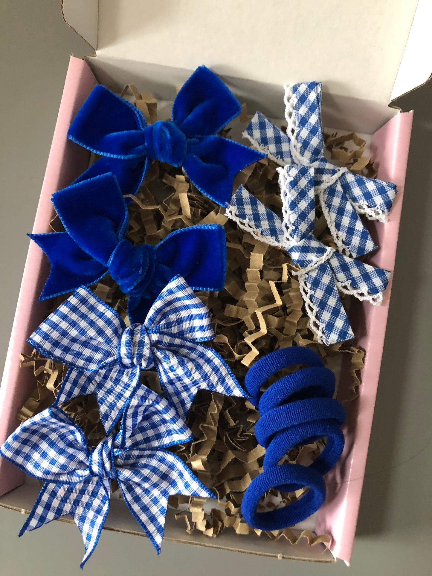 Royal Blue School Hair Bows, Hair Bows for Girls, School Hair Accessories, Handmade Uk, Back to School