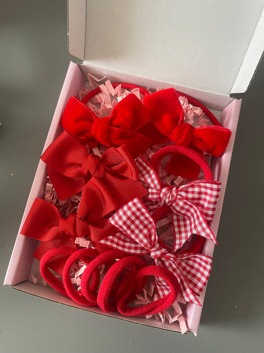 Red School Bow Bundle