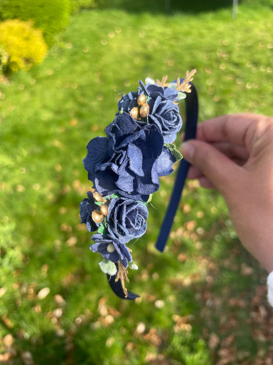 Navy Headband