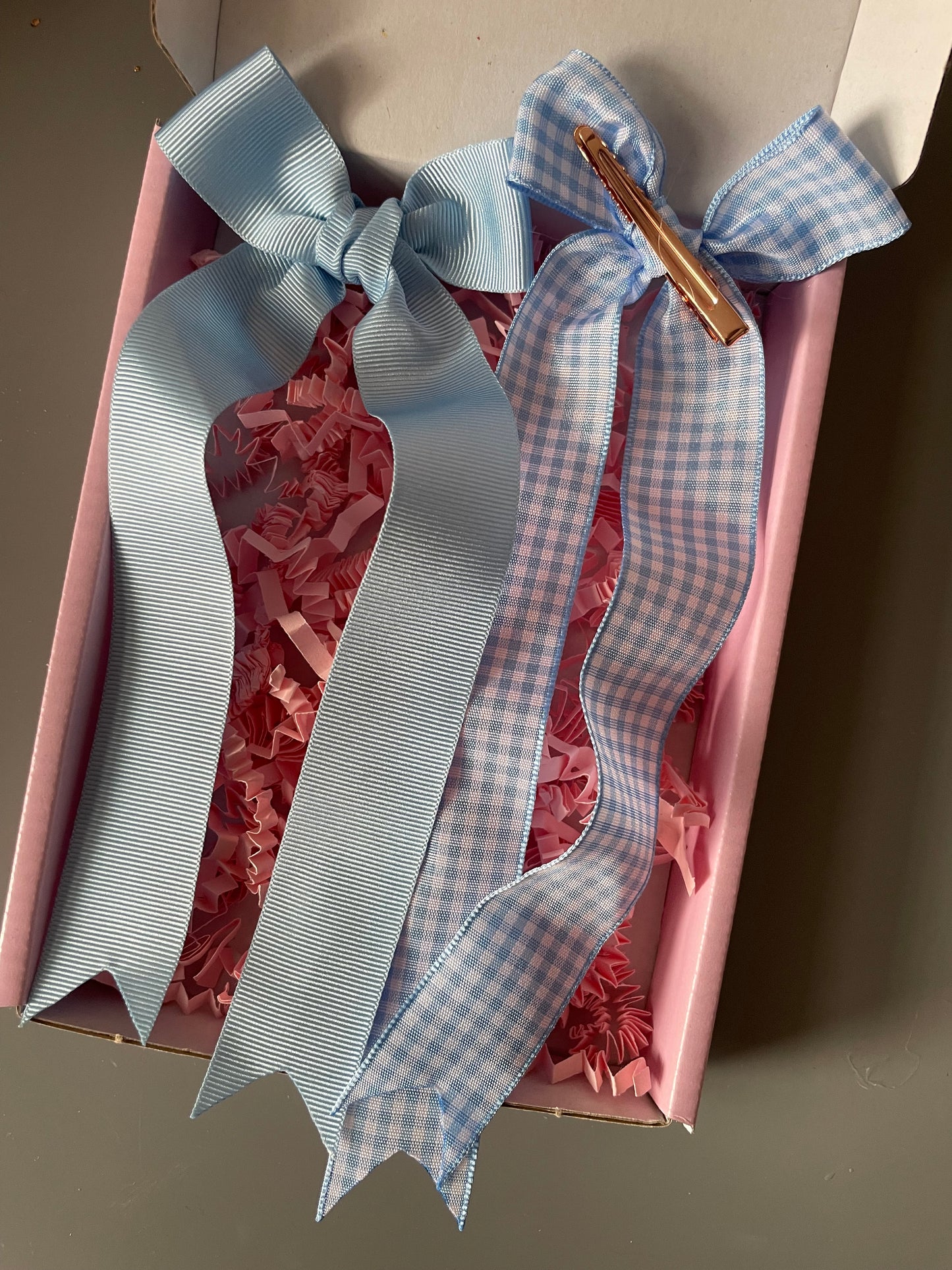 Light Blue Longtail Bows