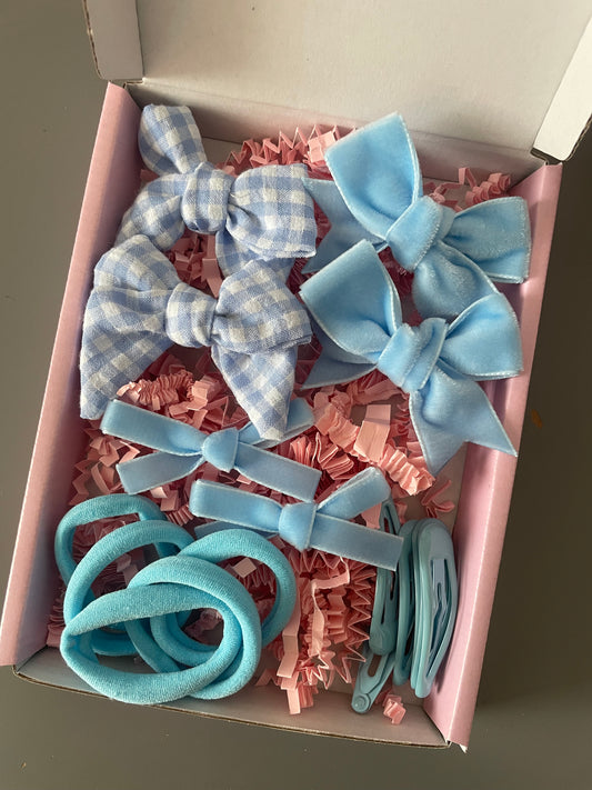 Baby Blue School Bows