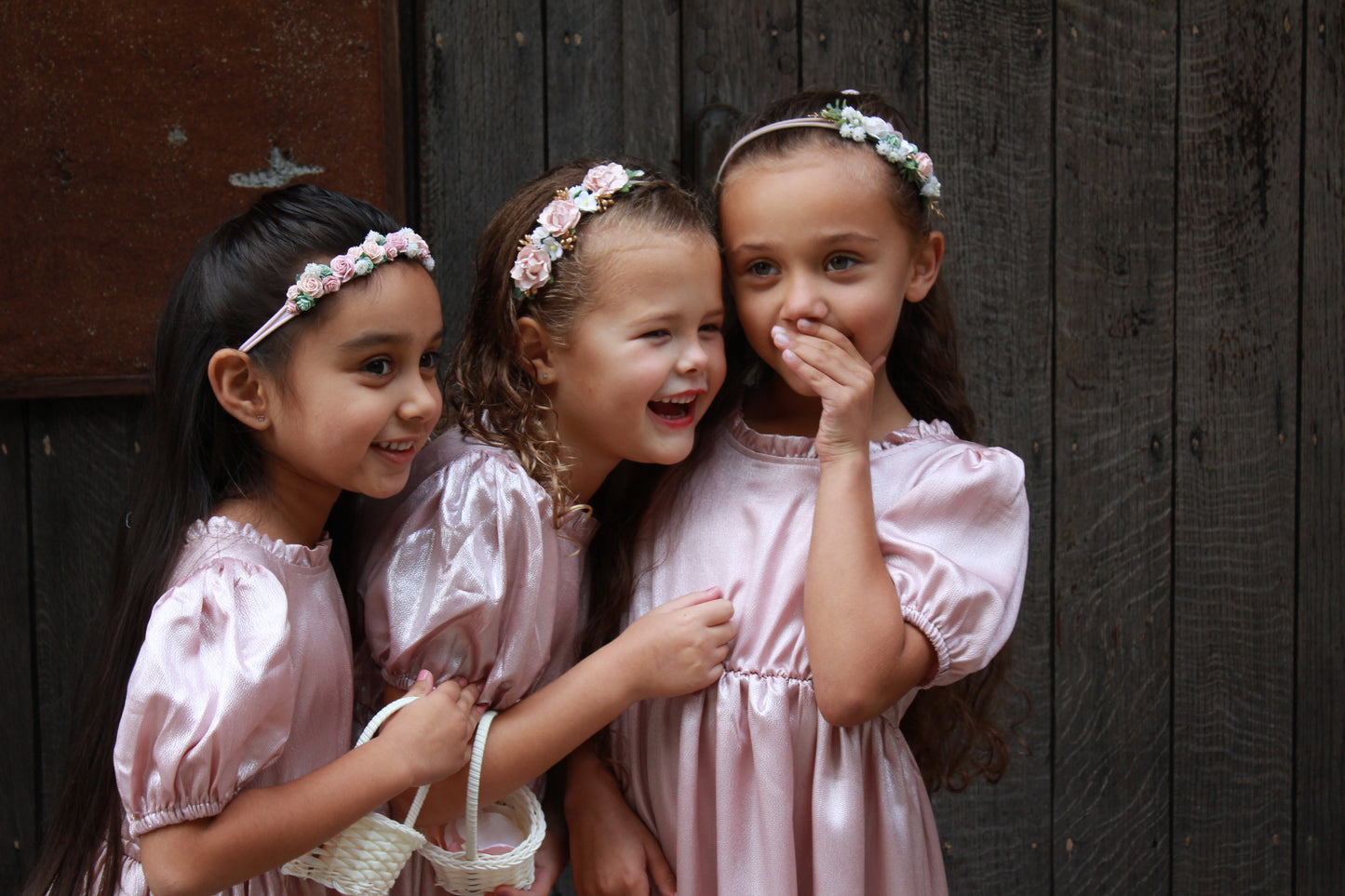 Pink Flower Headband