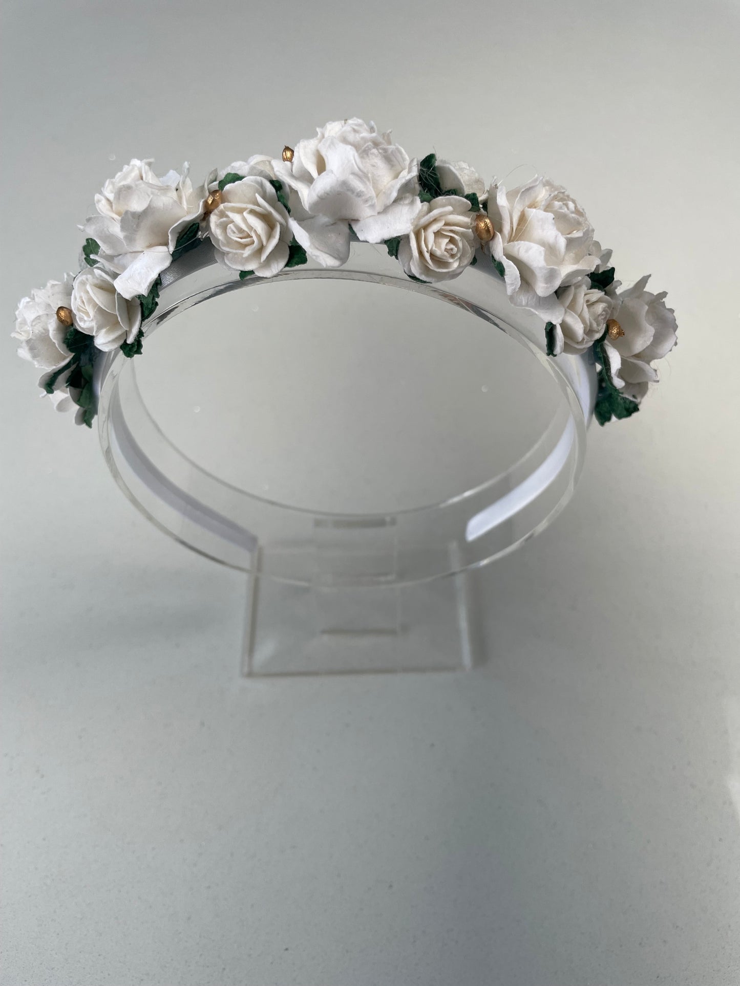 White Flower Headband