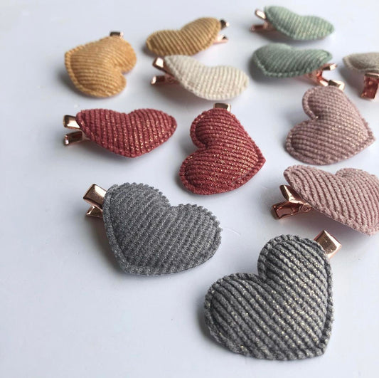 Heart Hair Clips