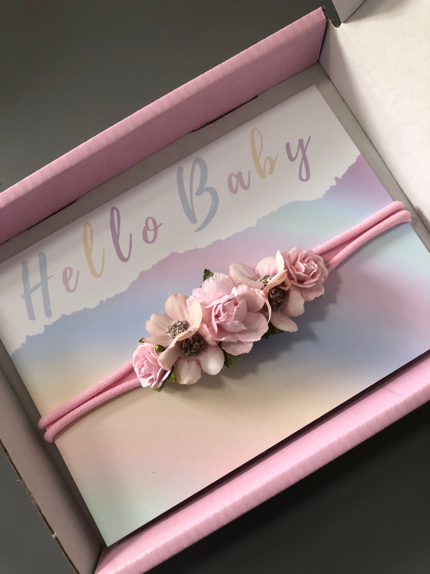 Baby Pink Flower Headband