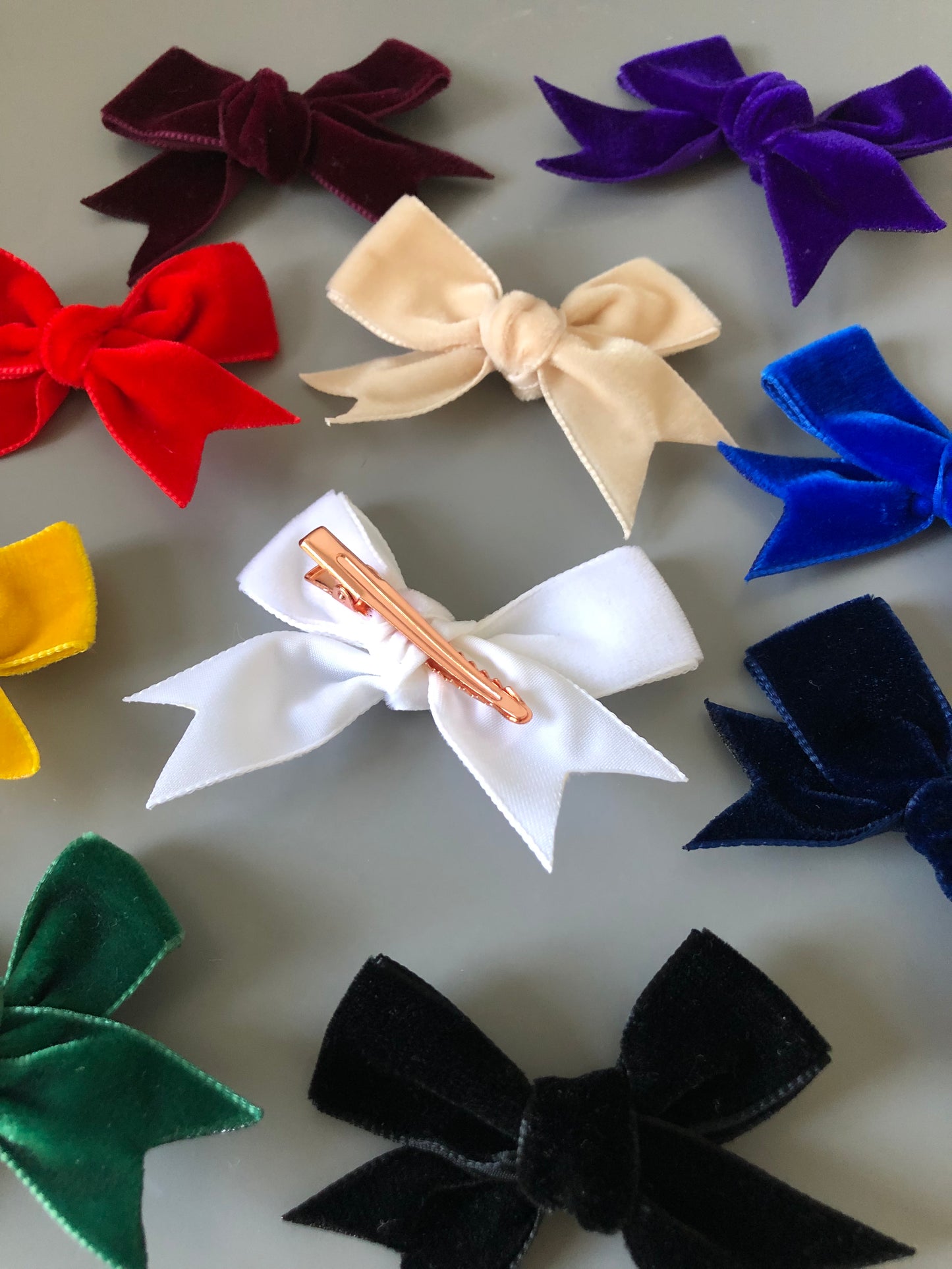 Velvet Hair Bows