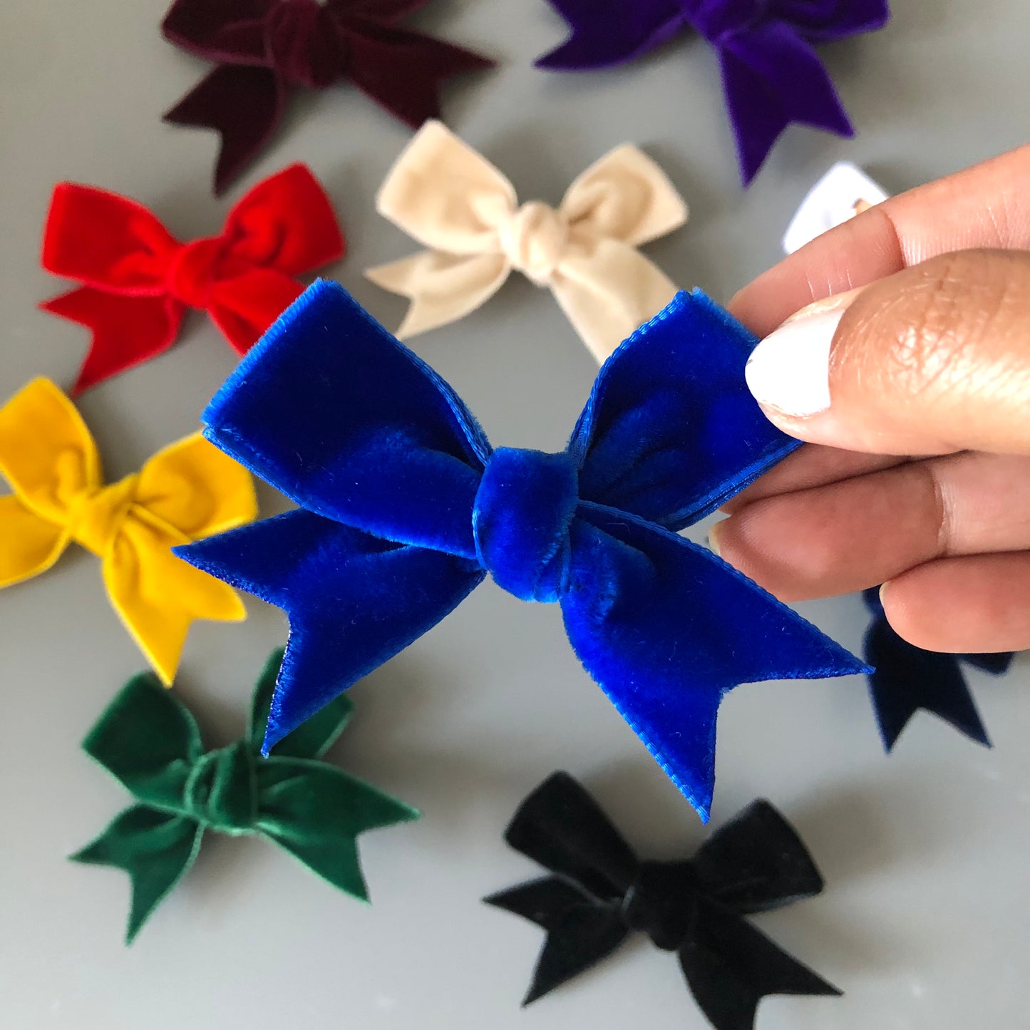 Velvet Hair Bows