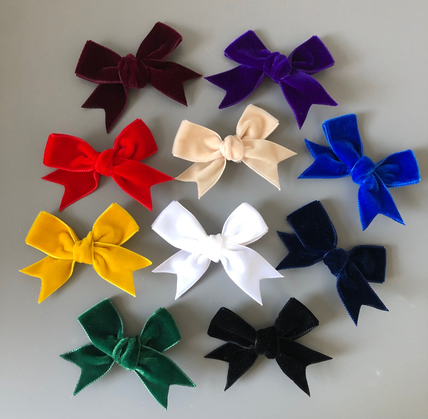Velvet Hair Bows
