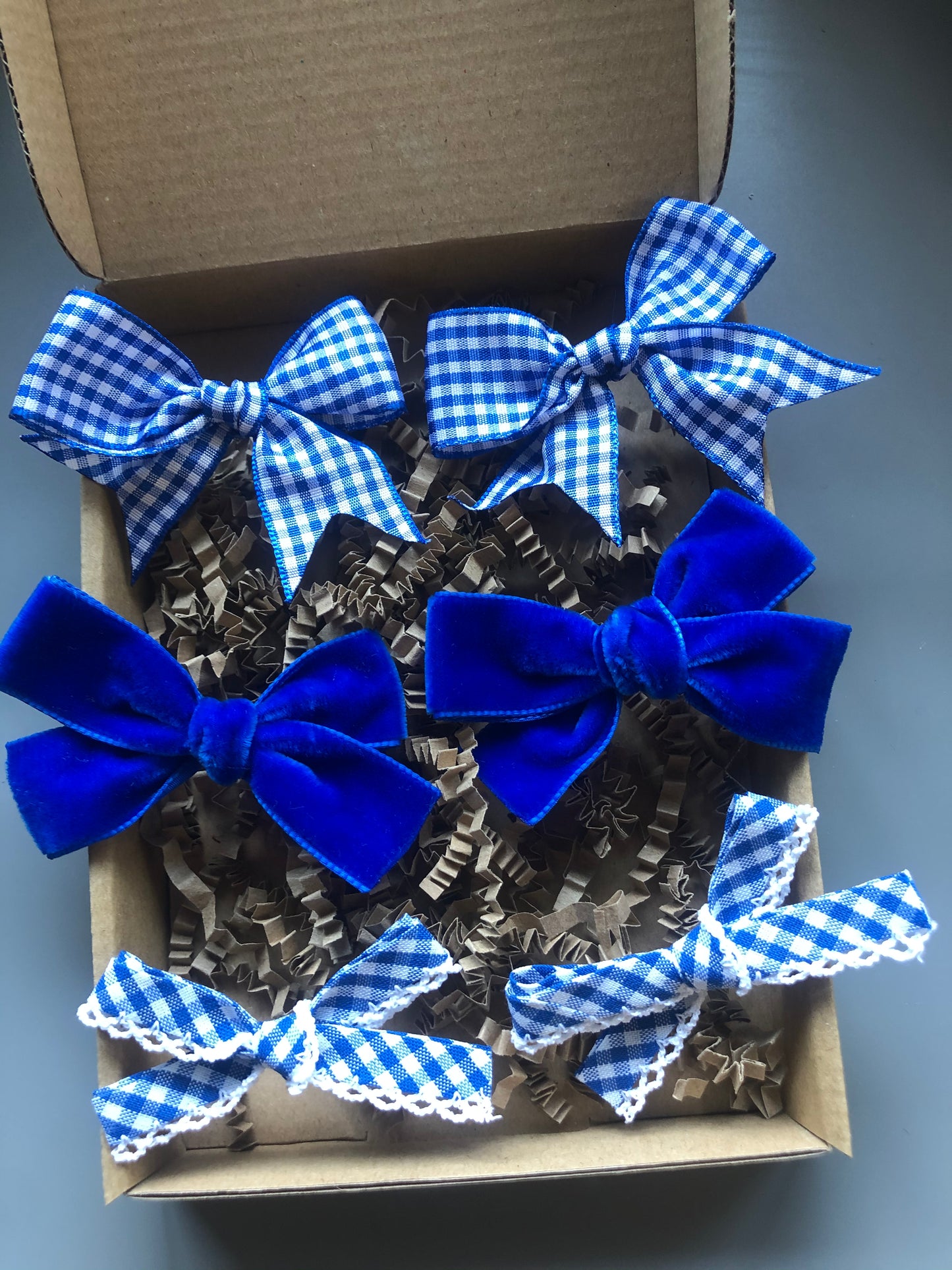 School Hair Bows (royal blue, burgundy, green, navy)