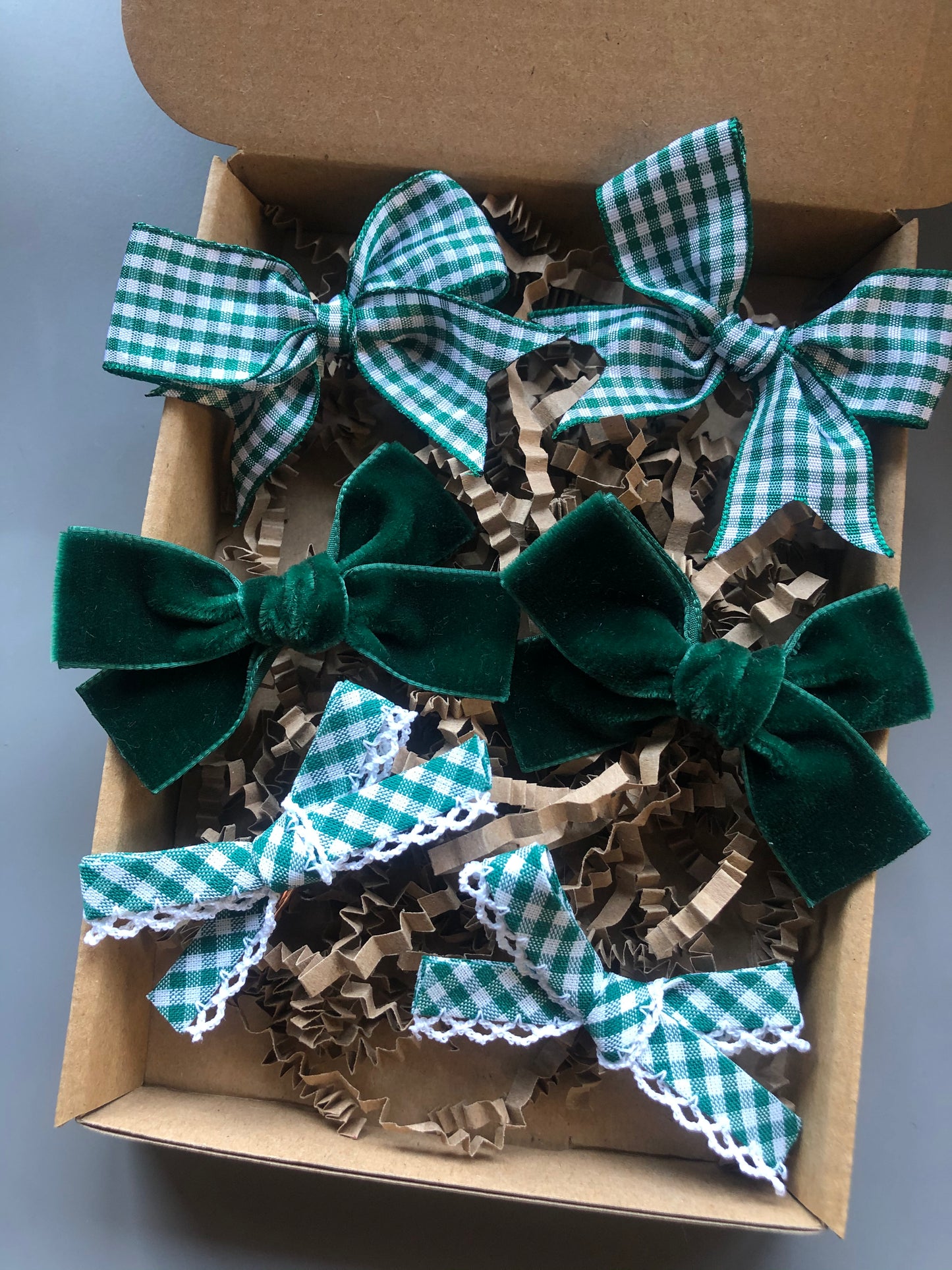School Hair Bows (royal blue, burgundy, green, navy)