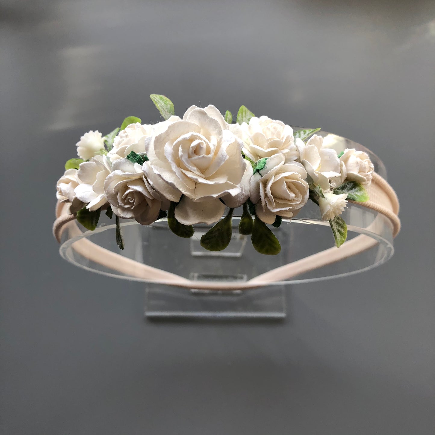 White Flower Headband